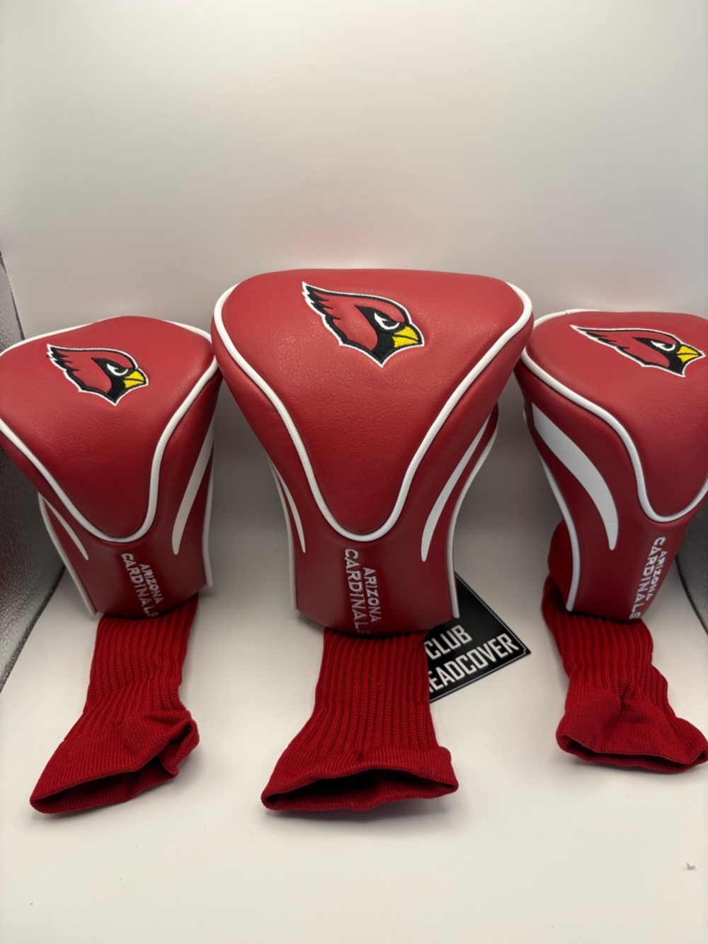 Arizona’s Cardinals Embroidered Logo/Print Golf Headcover Set - 3PC